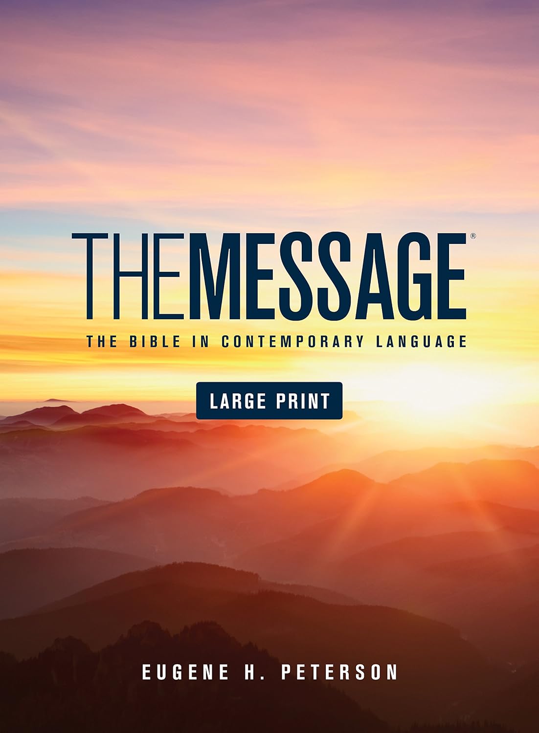 The Message Large Print: The Bible in Contemporary Language