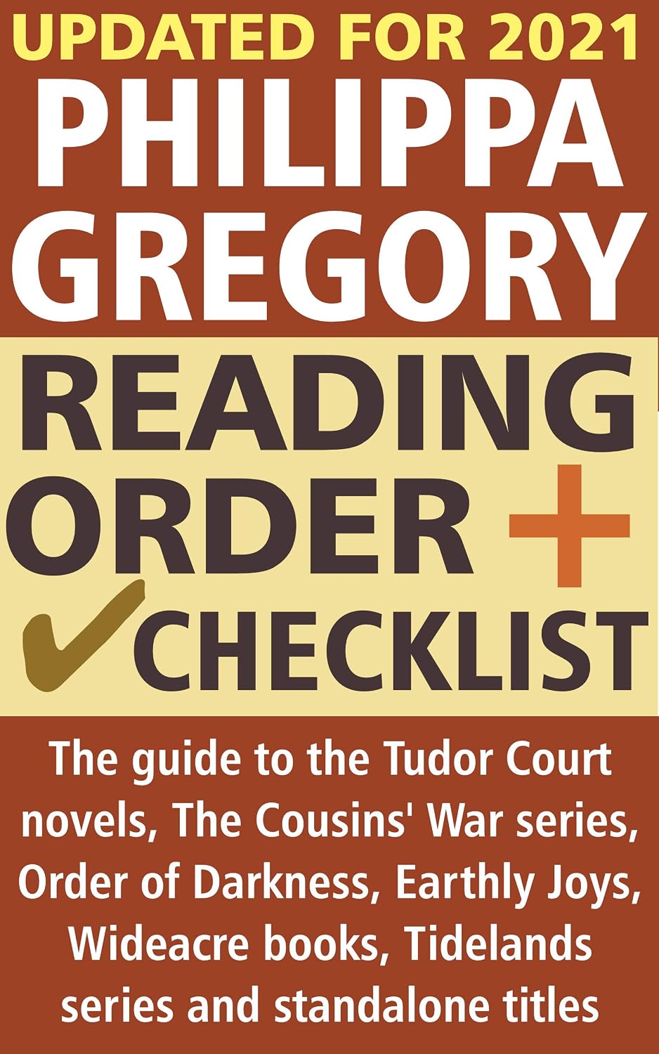 Philippa Gregory Reading Order and Checklist: The guide to the Tudor Court novels, Cousins' War series, Order of Darkness, Earthly Joys, Wideacre books, Tidelands series and standalone titles