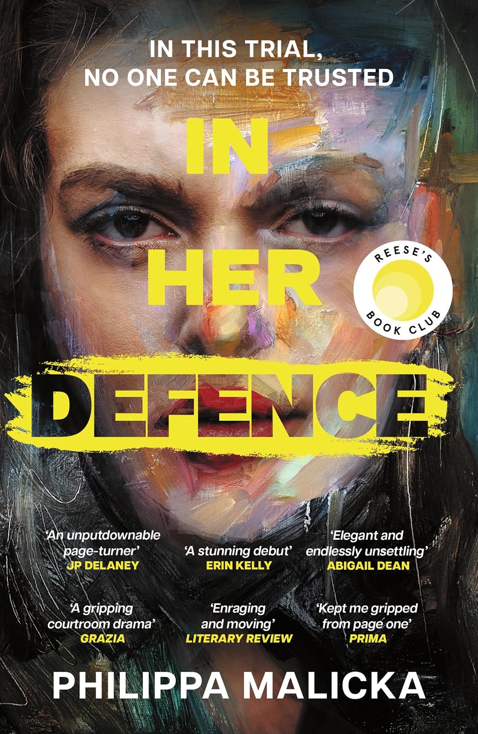 In Her Defence: The NEW Reese Witherspoon Book Club pick, February 2026. A dark and gripping courtroom drama for fans of Gillian Flynn and Ripley