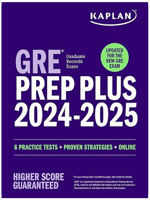 GRE Prep Plus 2024-2025: Your Ultimate Guide to GRE Success (Kaplan Test Prep)
