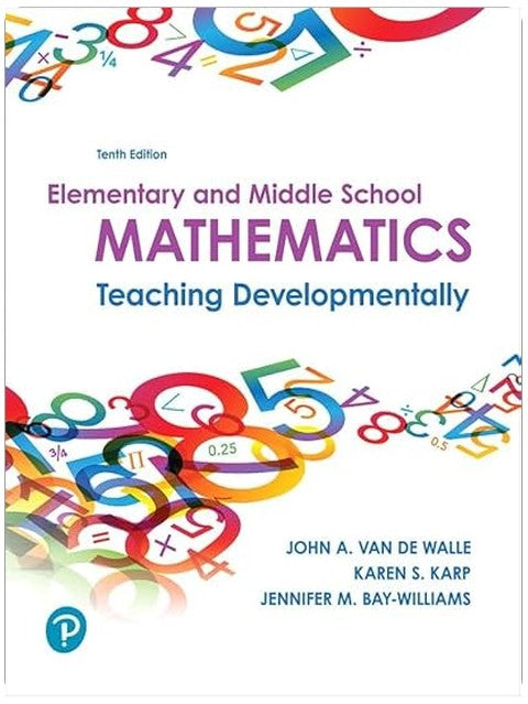 Pearson Elementary and Middle School Mathematics: Teaching Developmentally