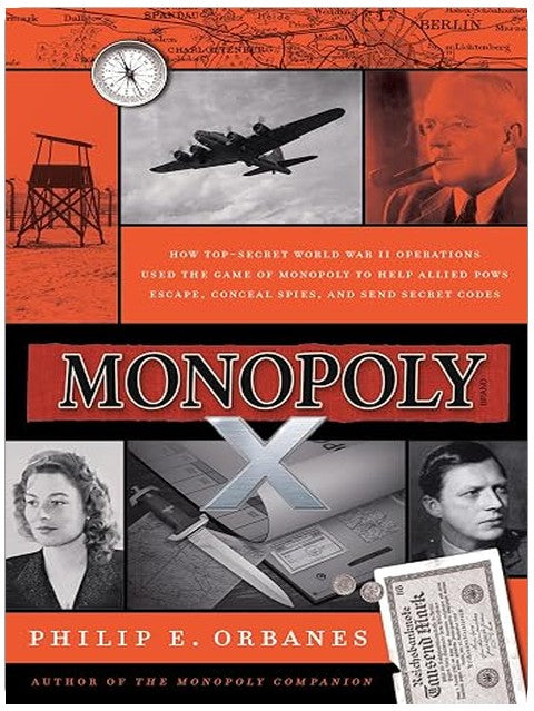 Monopoly X: How Top-Secret World War II Operations Used the Game of Monopoly to Help Allied POWs Escape, Conceal Spies, and Send Secret Codes – The Untold Story of MI-9 and MIS-X