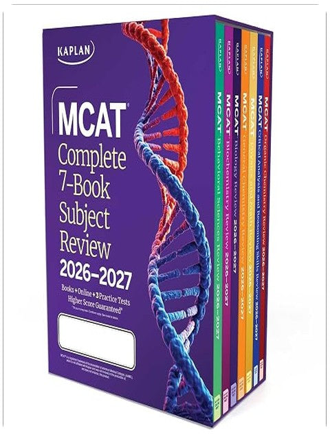 MCAT Complete 7-Book Subject Review 2026-2027, Set Includes Books, Online Prep, 3 Practice Tests (Kaplan Test Prep)