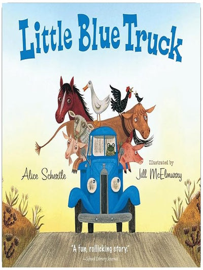 Little Blue Truck Padded: A snuggly padded board book starring a plucky pickup and farm animal pals, teaching kindness through a muddy-road rescue