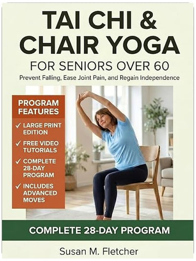 Tai Chi & Chair Yoga for Seniors Over 60: Prevent Falling and Start Living: 10-Minute Seated Flows to Rebuild Balance, Ease Joint Pain, and Regain Independence