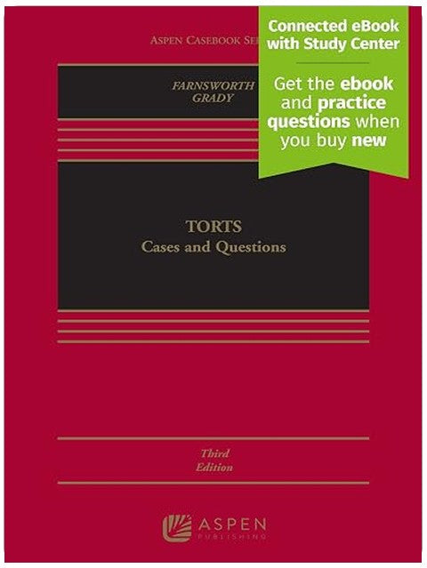 Torts: Cases and Questions [Connected eBook with Study Center] (Aspen Casebook)