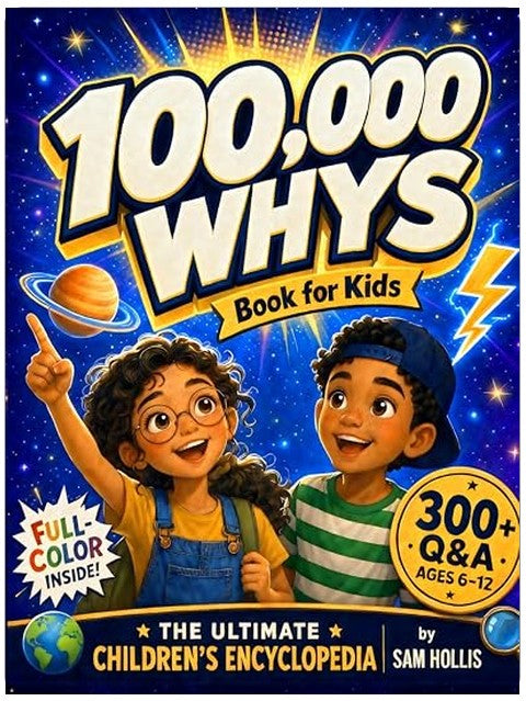 100,000 Whys Book for Kids: The Ultimate Children's Encyclopedia — 300+ Big Questions, Brilliant Answers & Mind-Blowing Facts for Smart, Curious Kids Ages 6-12