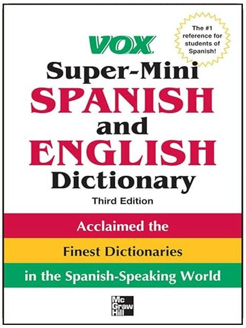 Vox Super-Mini Spanish and English Dictionary, 3rd Edition (Vox Dictionaries)